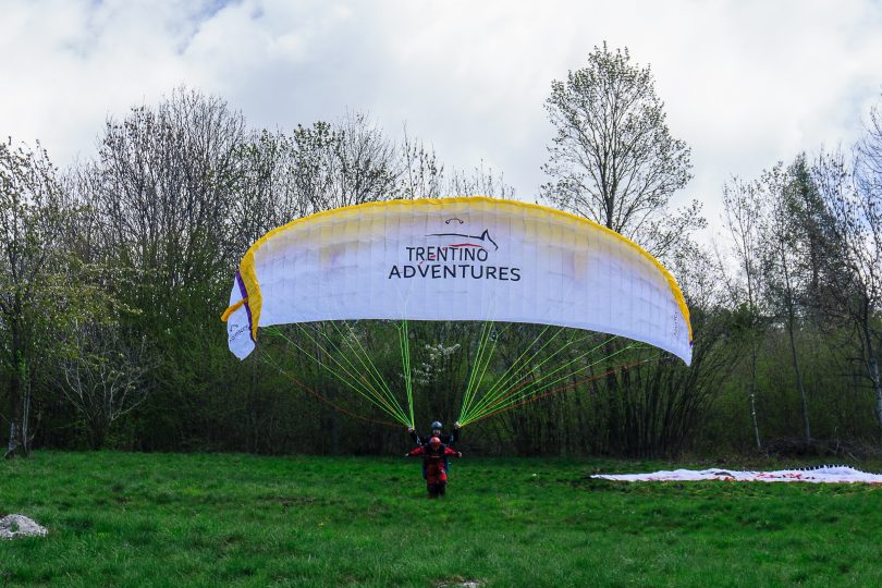 Parapendio Biposto - Decollo