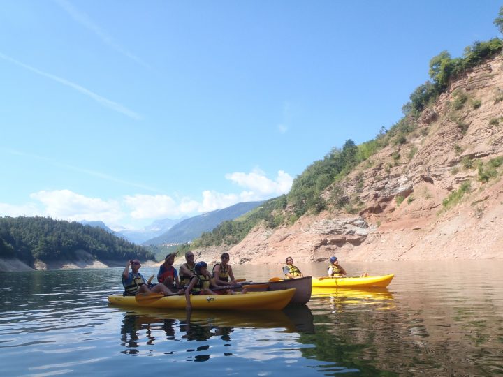 Canoa al Lago di Santa Giustina