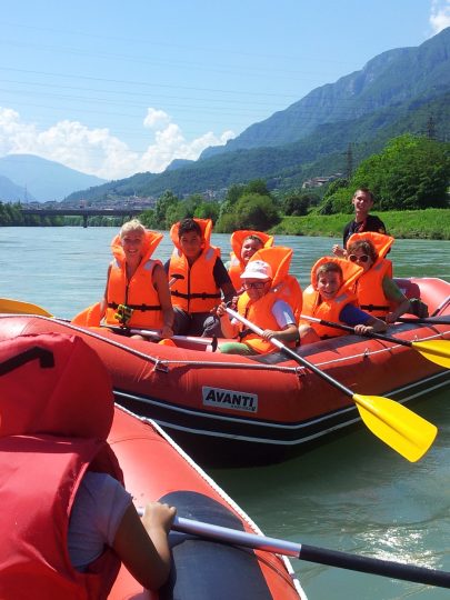 Soft Rafting sull'Adige