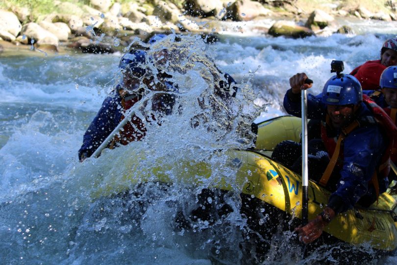 rafting sull'Avisio